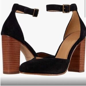 Soludos Black Heeled Pumps
